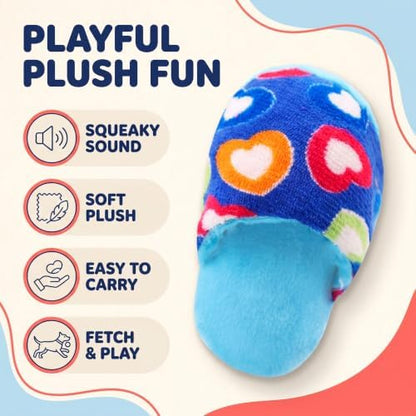 Flip-Flop Style Dog Toy Pet Puppy Chew Squeaky Squeaker Sound Plush Slipper Shape Pet Supplies,Style 2 Automatic Ball Launchers - Image 6
