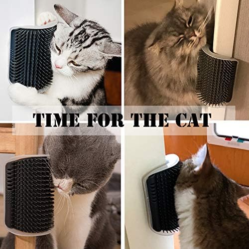 Cat Self Groomer Toy Wall Corner Massage Comb Brush - Image 6