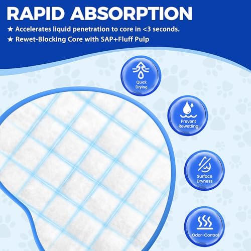50 Count Extra Large Dog Pee Pads 30"x36", Super Absorbent & Leak-Proof Large Puppy Pads Fast-Drying, 50 Pack XXL Potty Pee Pads for Dogs, Puppies, Doggy - Image 5