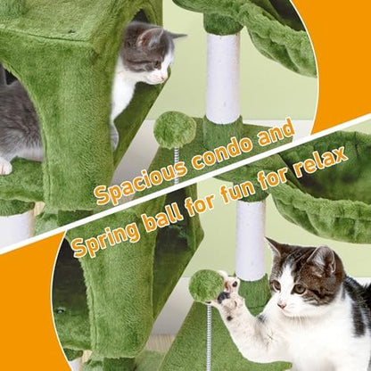 Cat Tree Cat Tower Condo Pet Activity Center Sisal Scratching Post - Image 5
