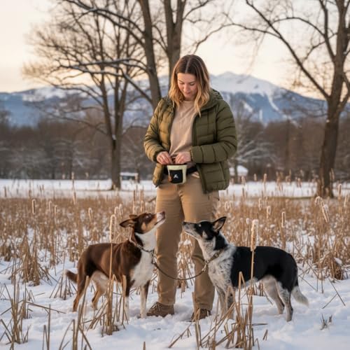 OllyDog, Goodie Treat Bag, Dog Treat Training Pouch | Magnetic Closure | 3 Ways to Wear | Hands-Free Waist Belt | Water-Resistant Recycled Vegan Fabric (Sol) - Image 3