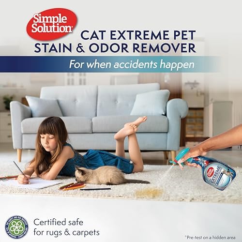 Simple Solution Extreme Stain & Odor Remover, Stain Cleaner, 32oz (2 Pack) - Image 4