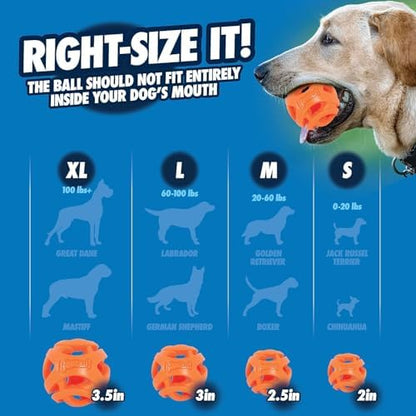 Chuckit! Air Fetch Ball Dog Toy, Medium 2.5in, Lightweight, 20-60lbs Dogs - Image 4
