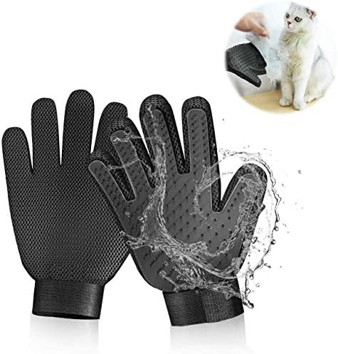 Grooming Glove for Deshedding - Efficient Pet Hair Remover Brush for Dogs, Cats, Horses (Long & Short Fur) by STARROAD-TIM