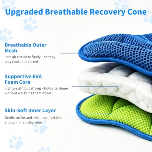 Soft Dog Cone Collar to Stop Licking, Recovery Collar After Surgery, XL - Image 7