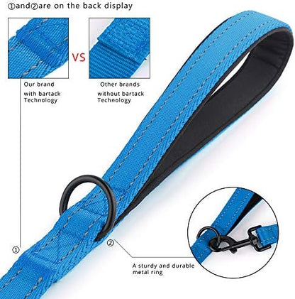 Plutus Pet Double Handle Dog Leash, 4 FT Long, for Medium Large Dogs - Image 5