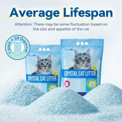 Made4Pets Cat Litter Crystals,Non Clumping Litter 17.2 lbs(4 x 4.3lb Packs) - Image 5