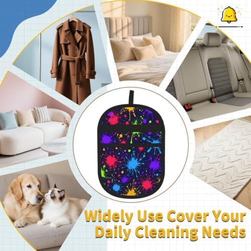 Tie-Dye Graffiti Pet Hair Removal Glove Brush Hair Remover Tool for Carpet - Image 7