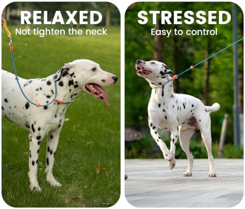HowGo Slip Lead Dog Leash, 360°Swivel Anti-Tangle (Pink 5.5FT) - Image 2