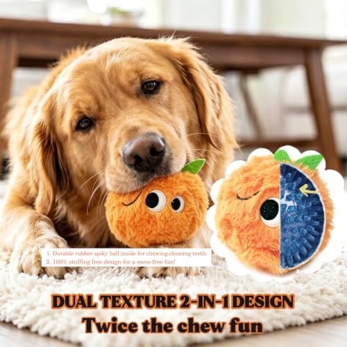 Squeaky Plush Ball Dog Toys for Small Medium Dogs, 3'' Soft Fuzz Ball - Image 2