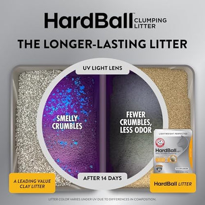 ARM & HAMMER HardBall Clumping Cat Litter, Garden Bloom, 8.5 Lbs - Image 3