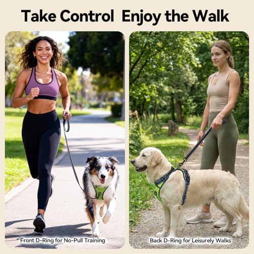 PHOEPET Reflective Dog Harness No Pull Large Breed Vest - Image 3