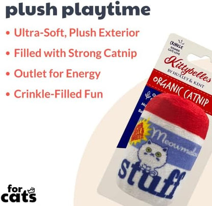 Huxley & Kent Plush Cat Toy | Meowmellow Stuff | Snack Attack Strong Catnip Filled Cat Toy | Plush Interactive Kitten and Cat Toy with Catnip and Crinkle | Kittybelles - Image 2