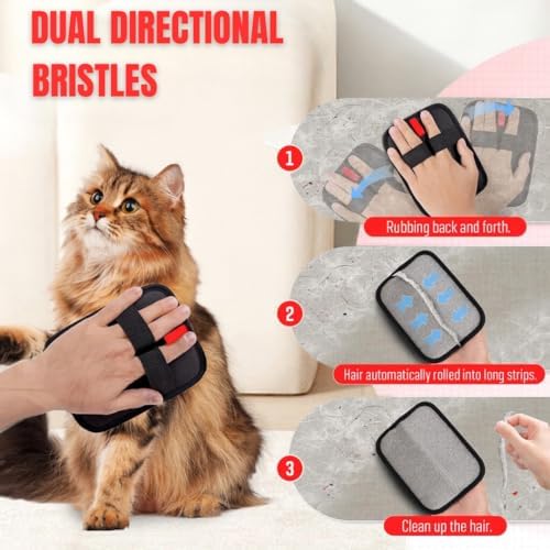 Pet Hair Remover Pad – Reusable Electrostatic Hair Removal Tool for Dogs & Cats, Effective Fur Remover for Furniture, Couch, Carpet, Clothes & Car - Image 4