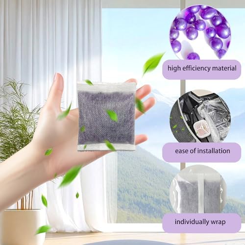10 PCS Cat Litter Deodorizer Refills Compatible with Whisker OdorTrap Pod,Odor Remover Refills for Litter-Robot 4 Waste Bags & Litter-Robot 3 Waste Drawer, Litter Box Odor Eliminator (Lavender) - Image 2