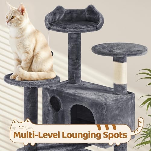 Yaheetech 70in Multi-Level Sturdy Cat Tree, Condo, Sisal Scratching Posts - Image 5