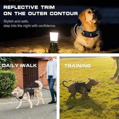 Dog Harness for Large Dogs, No Pull Tactical Vest with Front Clips - Image 4
