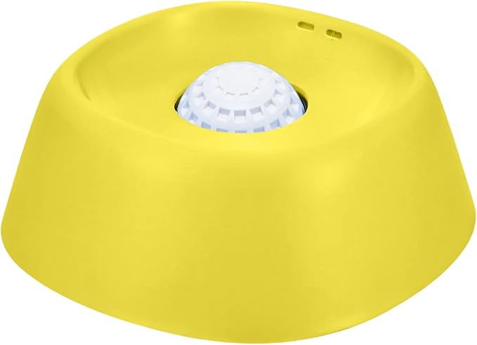 Dog Lick Bowl, Slow Feeder Dog Bowls for Liquid Treat, Dog Licking Bowl with Rolling Balls, Dog Cat Enrichment Toys - Interactive Slow Feeder & Anxiety Relief, for Large Medium Small Puppy (Yellow)