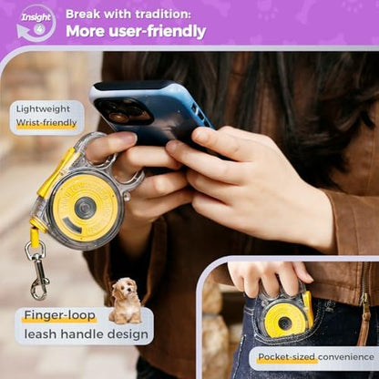 10 ft Retractable Dog Leash for Tiny & Small Dogs, Puppies, Cats - Image 5