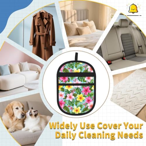 Blue Aloha Pet Hair Removal Glove Brush Pet Hair Remover Tool for Carpet - Image 7