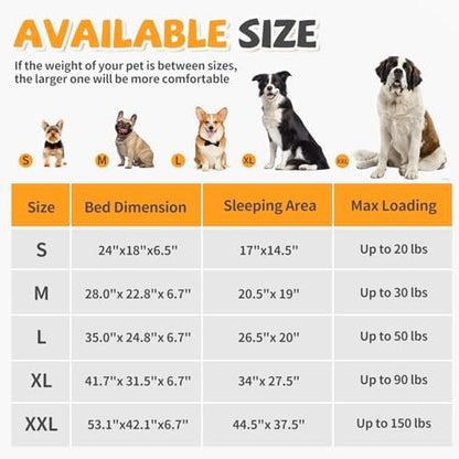 Makigued Large Orthopedic Dog Bed, Egg Crate Foam, 41.7 x 31.5 x 6.7 Inches - Image 7