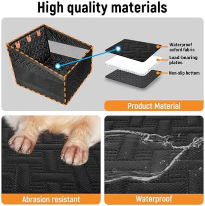 YJGF Large Dog Car Seat Large Size Dog,Pet Car Seat Cover for Back Seat Extende,Pet Booster - Image 4