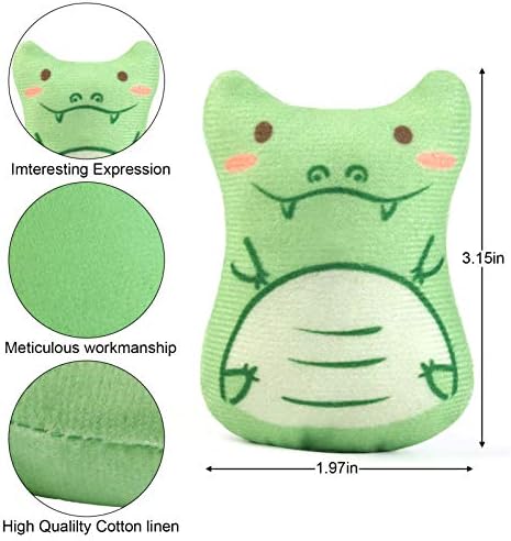 Catnip Toys for Indoor Cats - 5PCS Plush Cat Chew Toys Teething Interactive Catnip Filled Kitten Toy Soft Pet Toy - Image 6