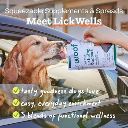 Woof LickWells Doggy Dental Dog Lick Mat Spread, 12 oz - Image 4