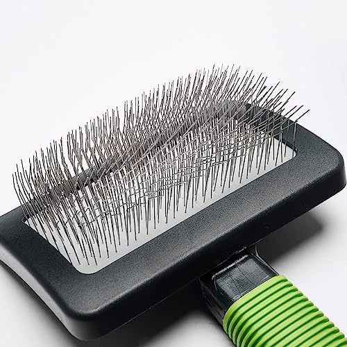 Dog Slicker Brush - Large Grooming Brushes for Dogs and Cats - Professional Groomer Supplies for Long Hair Pet - Slicker Brush For Goldendoodles-Easy To Use - Comfortable - Removes Long and Loose Hair - Image 5