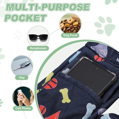 Dog Sling Carrier for Small Dogs and Cats Up to 16.5 Lbs, Adjustable Buckle with Pocket Pet Cross Body Shoulder Bag, (Dark Blue, 1 Pcs) Intended for Outdoor Travel/Camp - Image 4