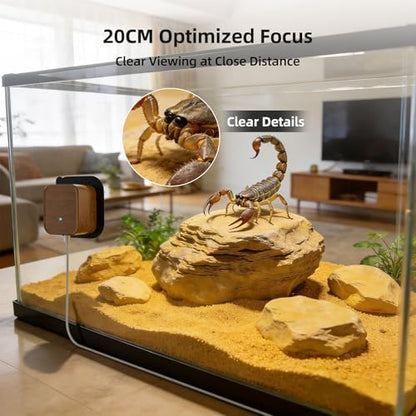 5MP Aquarium Camera,Time Lapse WiFi Reptile Camera & Terrarium & Fish Tank - Image 3