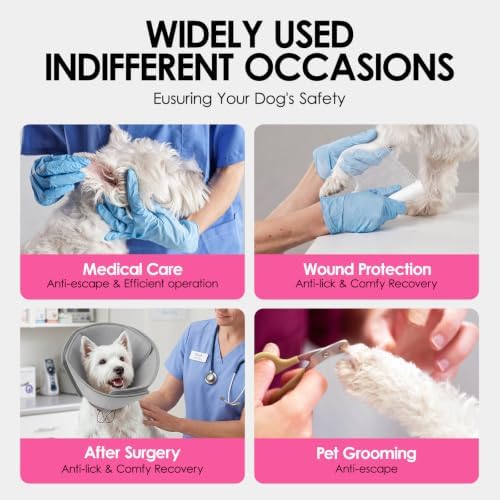 AOFITEE Soft Dog Cone, Adjustable Cones for Dogs After Surgery - Image 6
