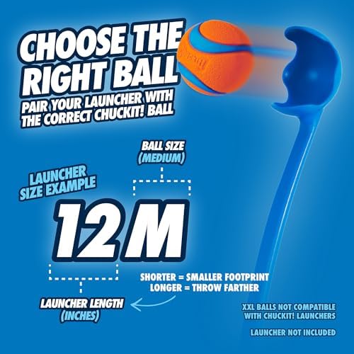 Chuckit! Dog Ball Launcher 12M Sport, Plastic, Great for Kids - Image 6
