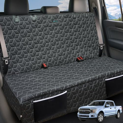 Meginc Dog Car Seat Covers for Back Seat, Bench Seat Covers for Trucks by Meginc