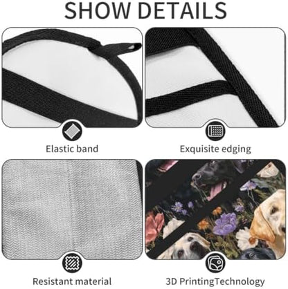 Labrador Retriever Dog Floral Garden Pet Hair Removal Glove For Cats Dogs - Image 5