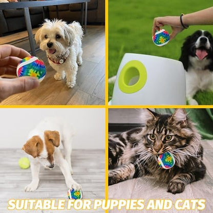 X-Small Dog Tennis Balls Dog Toys Ball 1.5" Pack of 12, Fit Ball Launchers - Image 4