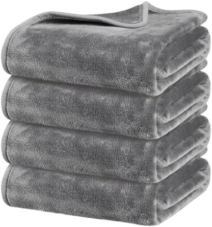 Onarway Dog Blanket Washable for Puppy: 4 Packs Dog Blankets 40”x28” by Onarway