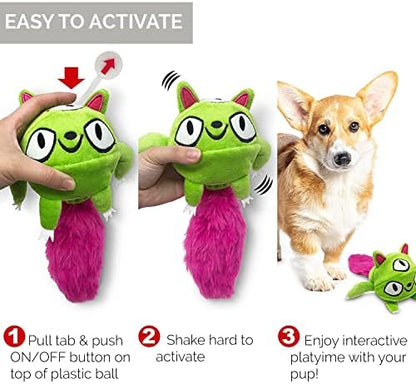 Hyper Pet Doggie Pal Monster Interactive Plush Dog Toy, Wiggles and Barks - Image 3