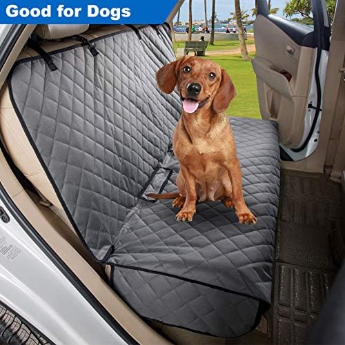 VIEWPETS Bench Car Seat Cover Protector, Waterproof Heavy-Duty, Grey - Image 3