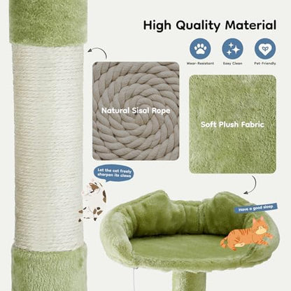 DUMOS 54-inch Cat Tree Tower with Scratching Posts, Indoor Use - Image 5