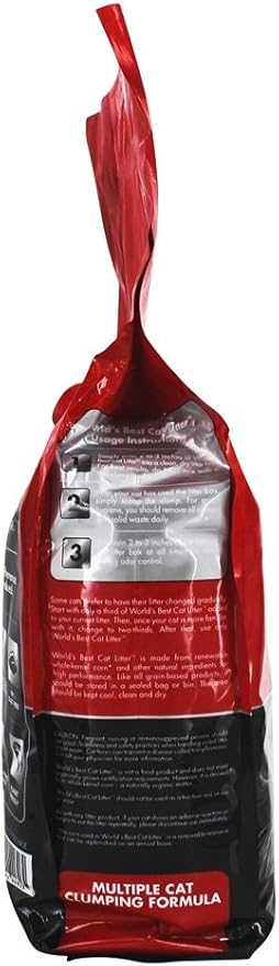 World's Best Cat Litter, Multiple Cat Clumping Formula, 7 lbs.