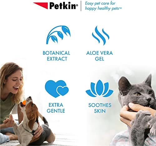 Petkin Jumbo Pet Eye Wipes, 80 Extra Moist Wipes, 2 Pack - Natural Formula Gently Removes Dirt, Discharge, & Tear Stains - Safe, Convenient, & Easy to Use Pet Wipes for Dogs, Cats, Puppies & Kittens - Image 5
