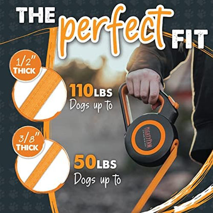 Mighty Paw Retractable Dog Leash, for Large Dogs, 50-110 lbs, Auto-Locking - Image 6