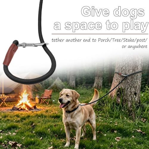 40FT Dog Tie Out Leash Long Tether 8-10-13-15-20-25-30-35-50-65FT - Image 4