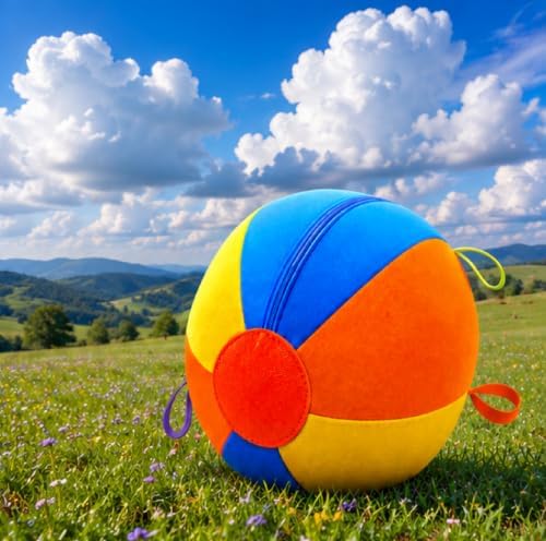 Herding Ball for Dogs, 21.6" XL Outdoor Exercise Toy for Medium Large Dogs by MOAURCHI