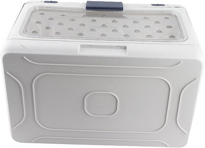 Zerodis Hard Sided Collapsible Dog Kennel Foldable Cat Crate Hard Sided Collapsible Dog Kennel Washable Home Outdoor Ample Case Portable Transparent Large Capacity Travel Pet Carrier for