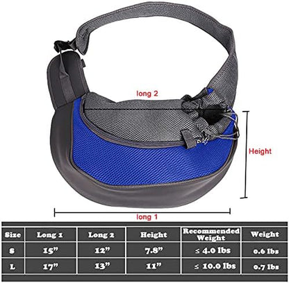 Love Dream Dog Sling Carrier for Small Dogs Cat Puppy Crossbody Bag Carrier - Image 3