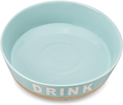 10" Non-Slip Ceramic Dog Bowl, 71 Oz Heavy-Duty Dog Food/Water Dish, Pet Feeding Bowl for Medium-Sized Dogs and Large Breeds, Food Grade Porcelain Pet Feeder Bowl, Microwave and Dishwasher Safe