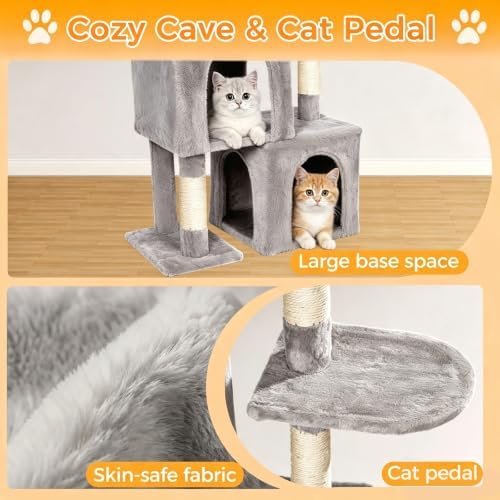 Cat Tree, 51-in Cat Condo for Indoor Cats - Image 4