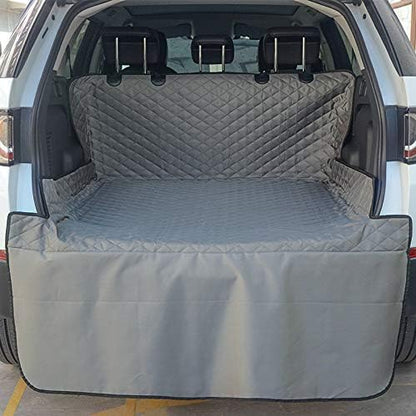 J&C Pet Cargo Liner,Cargo Cover for Dogs,Trunk Liner,Seat Protector for Cars,Heavy Duty Dog Car Seat Cover for SUV Trucks,Non Slip Waterproof Universal (Grey)